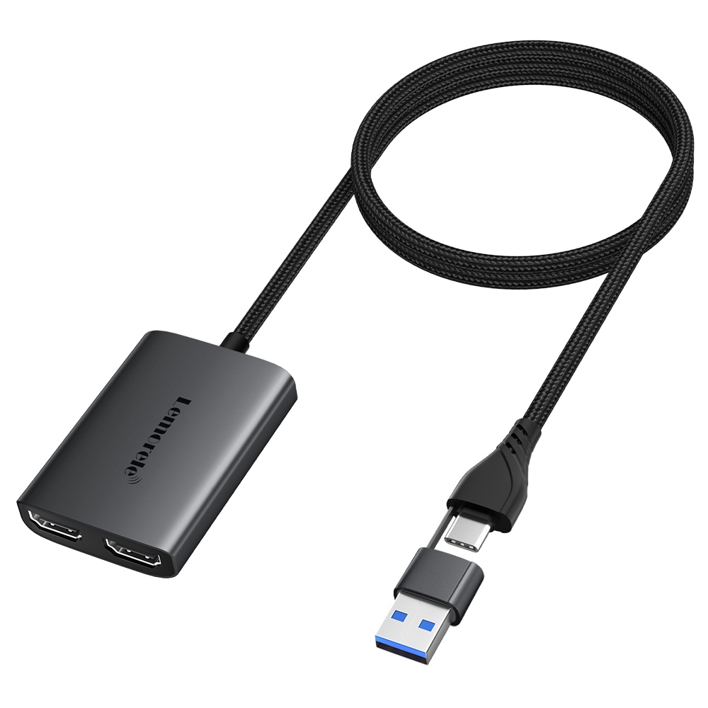 Hdmi Adapter Tablet - Lemorele المزدوج HDMI محول 4K نوع