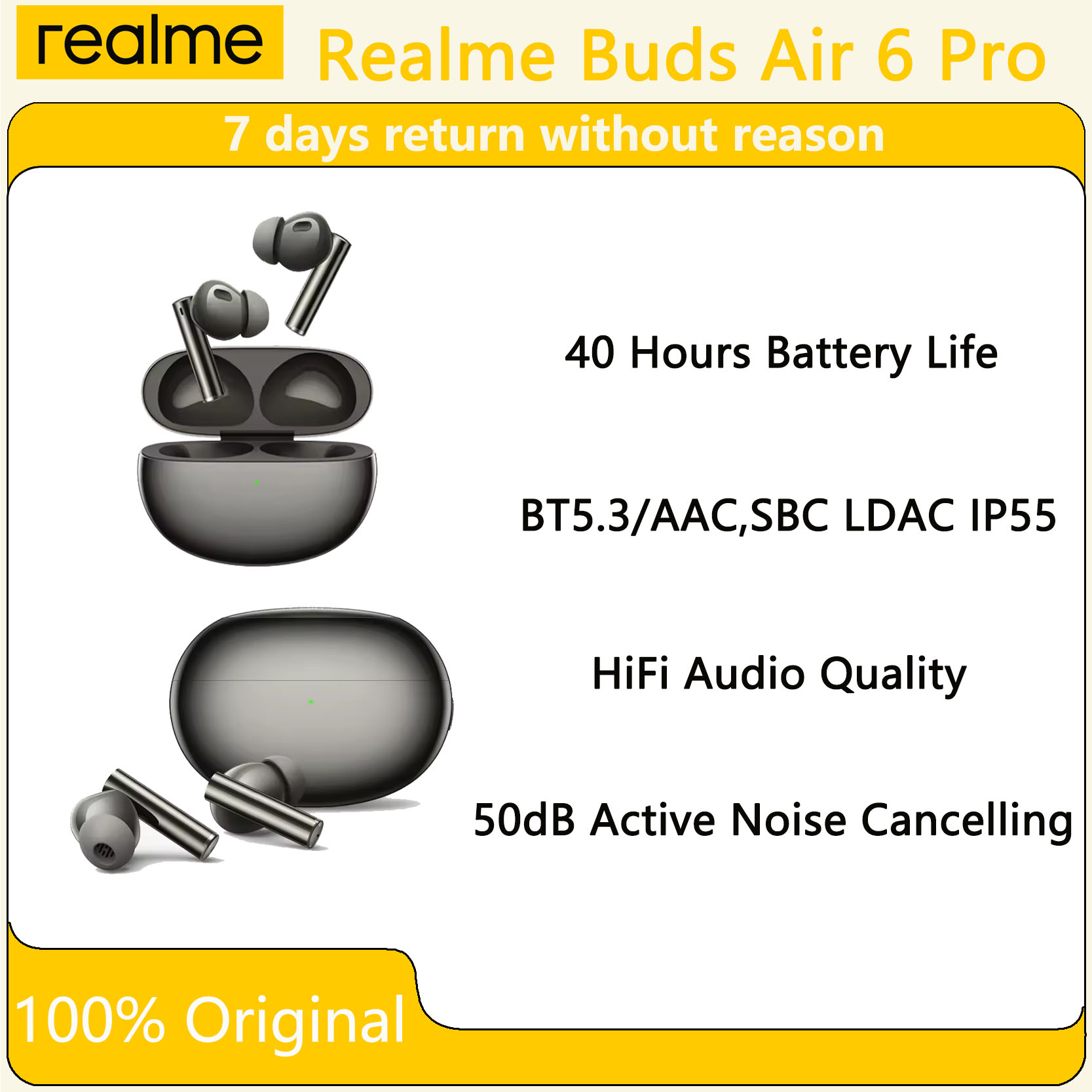 Realme Tablet Accessories - الأصلي ممن لهم Realme Buds الهواء