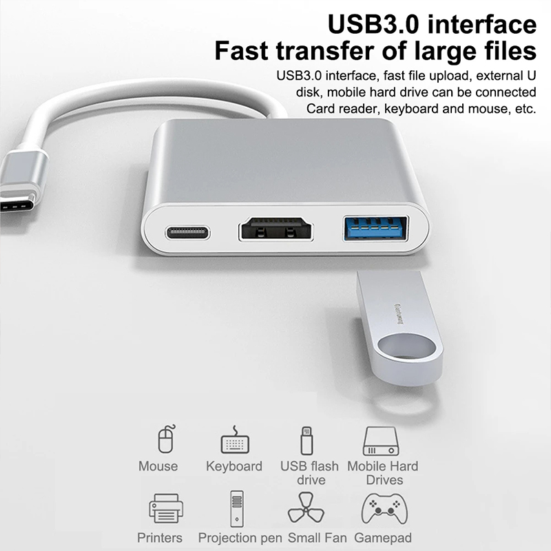محول USB من النوع C 3 في 1 إلى - مراجعة Tablet Accessories Samsung وسعره