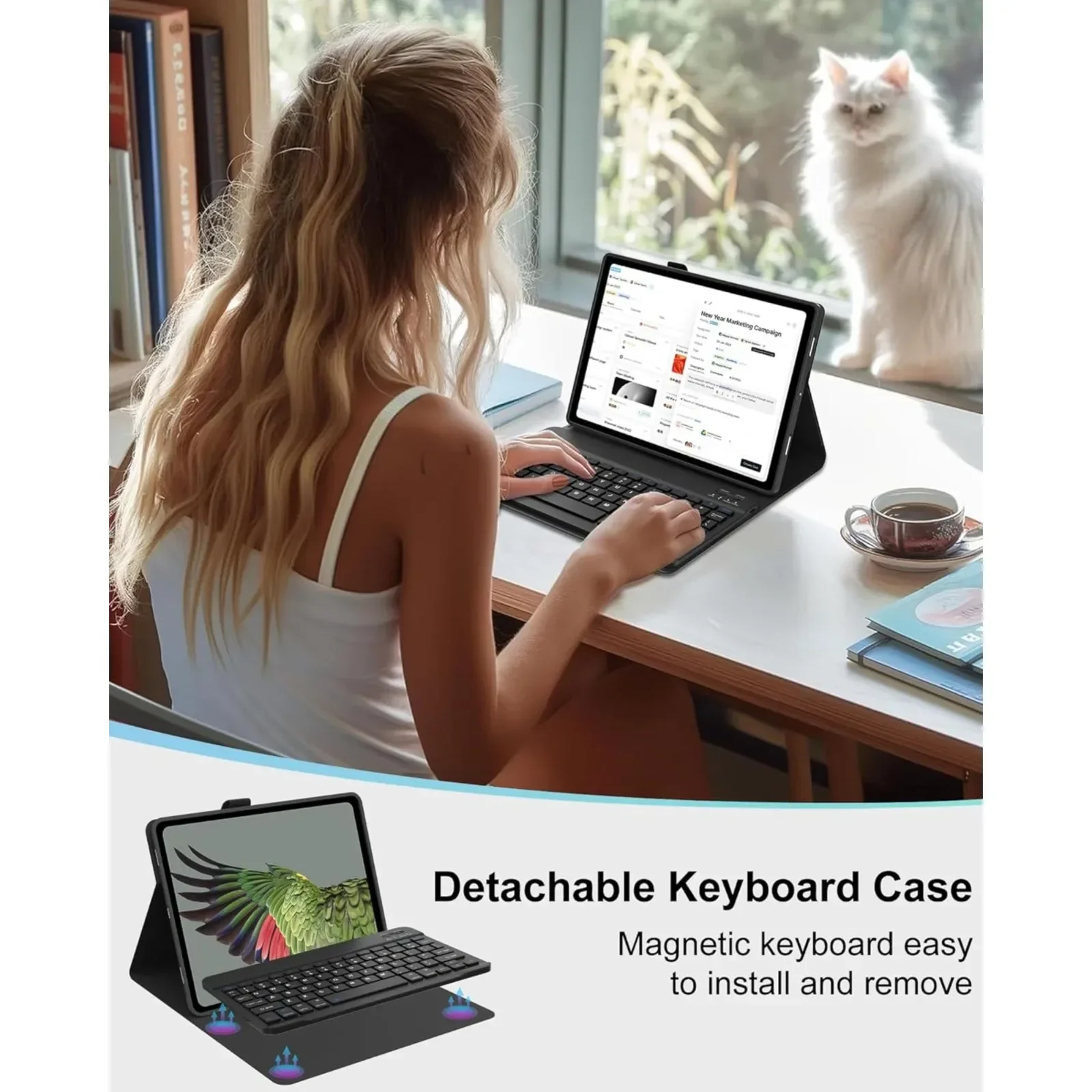 حافظة لوحة مفاتيح لجهاز سامسون - مراجعة Tablet Accessories Samsung وسعره