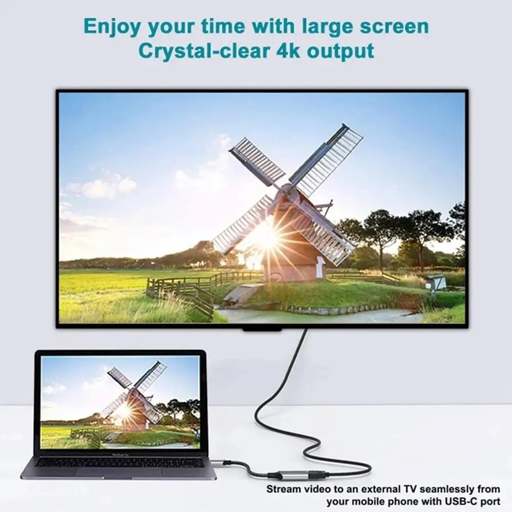 كابل محول MZX من USB C إلى HDM - مراجعة Hdmi Adapter Tablet وسعره