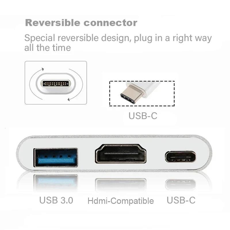 محول كابل USB-C إلى HDMI 3 في  - مراجعة Hdmi Adapter Tablet وسعره