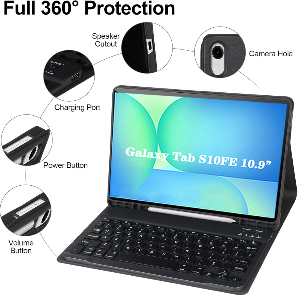 غطاء لجهاز سامسونج جالاكسي تاب - مراجعة Tablet Accessories Samsung وسعره