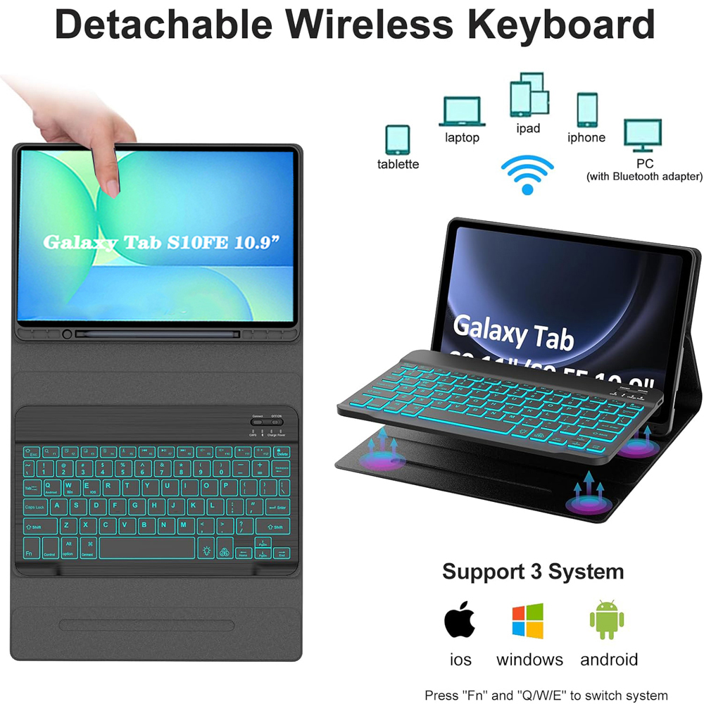 غطاء لجهاز سامسونج جالاكسي تاب - مراجعة Tablet Accessories Samsung وسعره